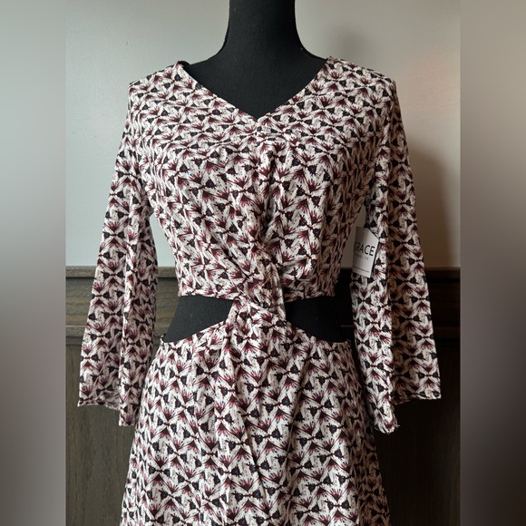 Be You Tiful boho Patterned Cut-Out Dress NWT small - Picture 8 of 10